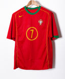Portugal 2004 Figo Fan Home Kit (M)
