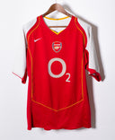 Arsenal 2004-05 Bergkamp Home Kit (2XL)