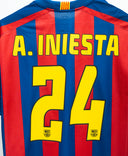 Barcelona 2005-06 Iniesta Fan Home Kit (L)