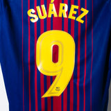 Barcelona 2017-18 Suarez Home Kit (L)