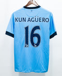 Manchester City 2013-14 Aguero Home Kit (L)