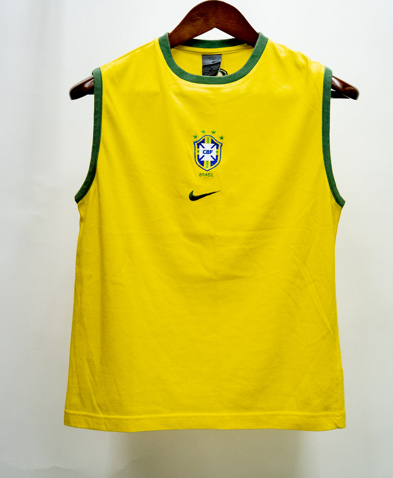 Brazil 2004 Sleeveless Training Kit (S)