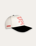 Milan Red 5 Panel Cap