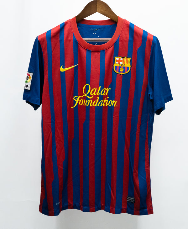 Barcelona 2011-12 David Villa Home Kit (L)