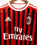 AC Milan 2011-12 Pato Home Kit (YL)