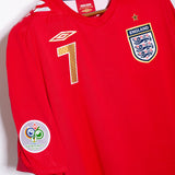 England 2006 Beckham Away Kit (2XL)