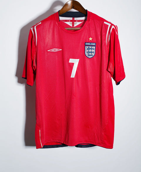 England 2004 Beckham Away Kit (L)