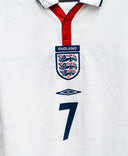 England 2004 Beckham Home Kit (L)
