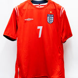 England 2004 Beckham Away Kit (L)