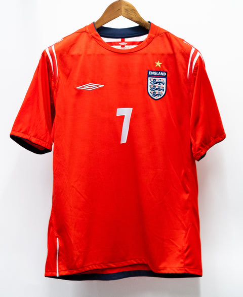 England 2004 Beckham Away Kit (L)