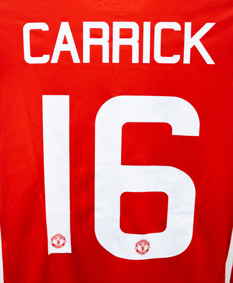 Manchester United 2016-17 Carrick Long Sleeve Home Kit (XS)