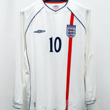 England 2002 Owen Long Sleeve Home Kit (XL)