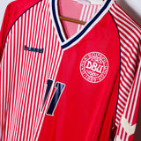 Denmark 1986 M. Laudrup Long Sleeve Home Kit (XL)