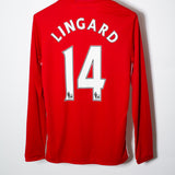 Manchester United 2016-17 Lingard Long Sleeve Home Kit (S)