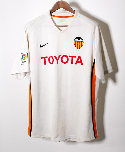 Valencia 2006-07 David Villa Home Kit (L)