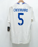 Real Madrid 2007-08 Cannavaro Home Kit W/ Tags (L)