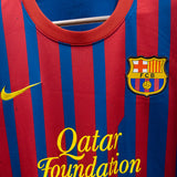 Barcelona 2011-12 Messi Long Sleeve Home Kit (M)