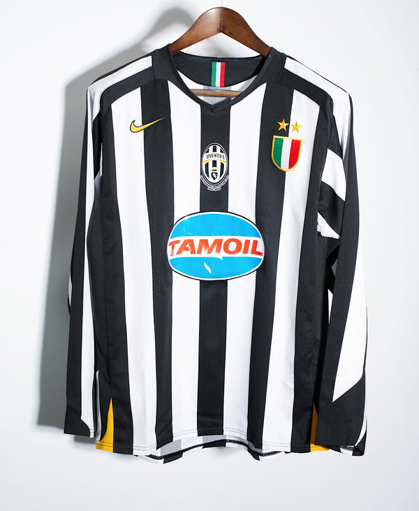 Juventus 2005-06 Del Piero Long Sleeve Home Kit (M)