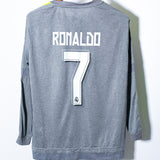 Real Madrid 2015-16 Ronaldo Long Sleeve Player Issue Away Kit (L)