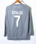 Real Madrid 2015-16 Ronaldo Long Sleeve Player Issue Away Kit (L)