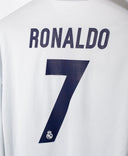 Real Madrid 2016-17 Ronaldo Long Sleeve Home Kit (M)