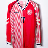 Denmark 1986 M. Laudrup Long Sleeve Home Kit (XL)