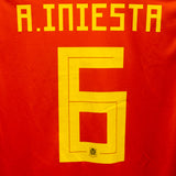 Spain 2018 Iniesta Home Kit (L)