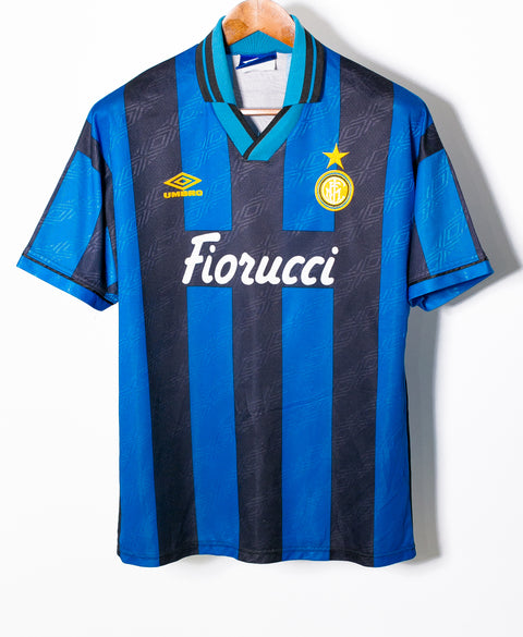 Inter Milan 1994-95 Bergkamp Home Kit (M)