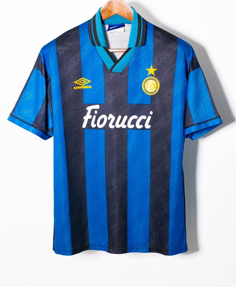 Inter Milan 1994-95 Bergkamp Home Kit (M)