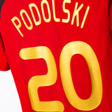Germany 2008 Podolski Away Kit (S)