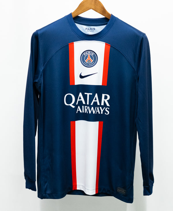 PSG 2022-23 Messi Long sleeve Home Kit (M)