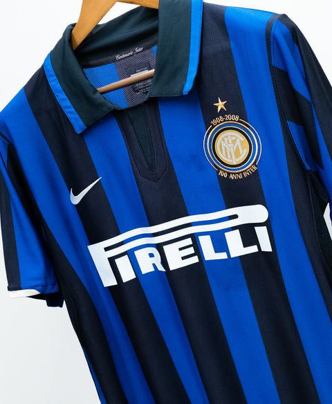 Inter Milan 2007-08 Adriano Home Kit (M)