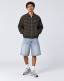NYC Plaid Full-Zip Track Jacket