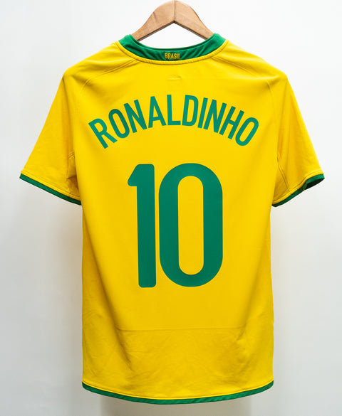 Brazil 2008 Ronaldinho Home Kit (S)