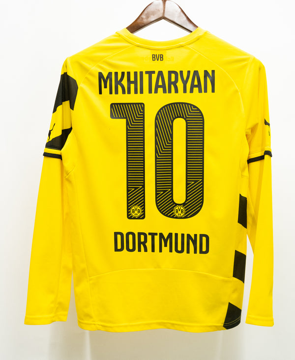 Borussia Dortmund 2014-15 Mkhitaryan Long Sleeve Home Kit (S)