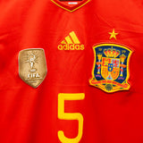 Spain 2011 Puyol Home Kit (S)