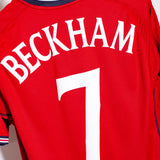 England 2002 Beckham Away Kit (L)