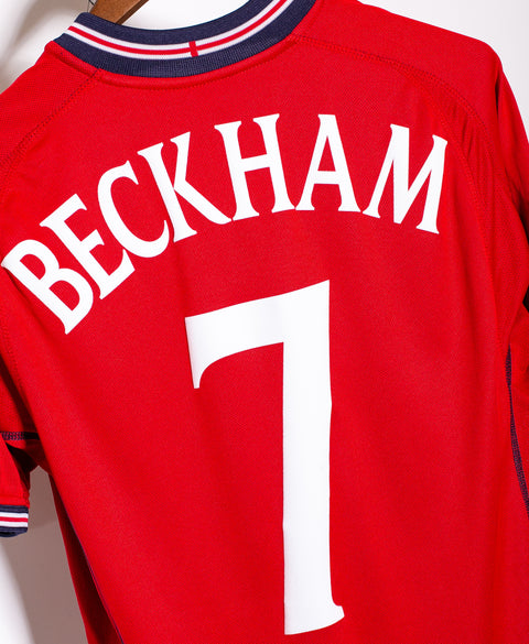 England 2002 Beckham Away Kit (L)