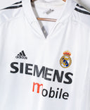 Real Madrid 2004-05 Zidane Player Issue Long Sleeve Home Kit (2XL)