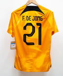 Netherlands 2022 F. De Jong Home Kit W/ Tags (M)