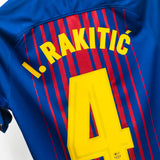 Barcelona 2017-18 I. Rakitic Home Kit (S)