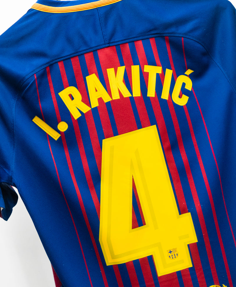 Barcelona 2017-18 I. Rakitic Home Kit (S)