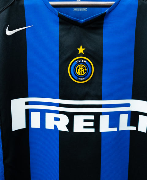 Inter Milan 2004-05 J. Zanetti Home Kit (L)