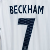 England 2008 Beckham Home Kit (XL)