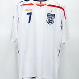 England 2008 Beckham Home Kit (XL)