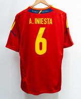 Spain 2012 A. Iniesta Home Kit W/ Tags (XL)