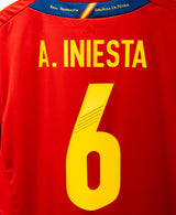 Spain 2012 A. Iniesta Home Kit W/ Tags (XL)