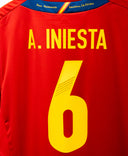 Spain 2012 A. Iniesta Home Kit w/ Tags (L)