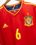 Spain 2012 A. Iniesta Home Kit w/ Tags (L)