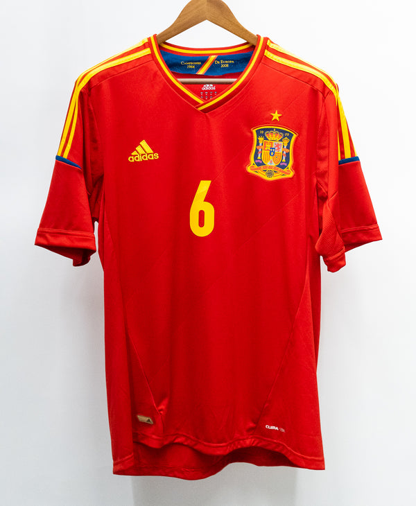 Spain 2012 A. Iniesta Home Kit W/ Tags (XL)